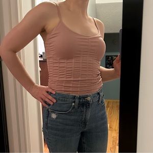 EUC Vintage Cache Spaghetti Strap Millennial Pink Tank